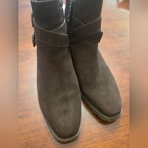 Elegant Brown Ankle Boots By Blondo Waterprood